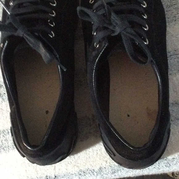 Men's Black Suede Sneakers - Picture 8 of 8